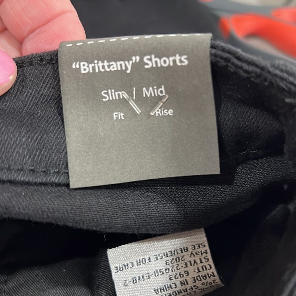 TRACTR Black Brittany cut off denim shorts girls size 16 NWT - Picture 13 of 16